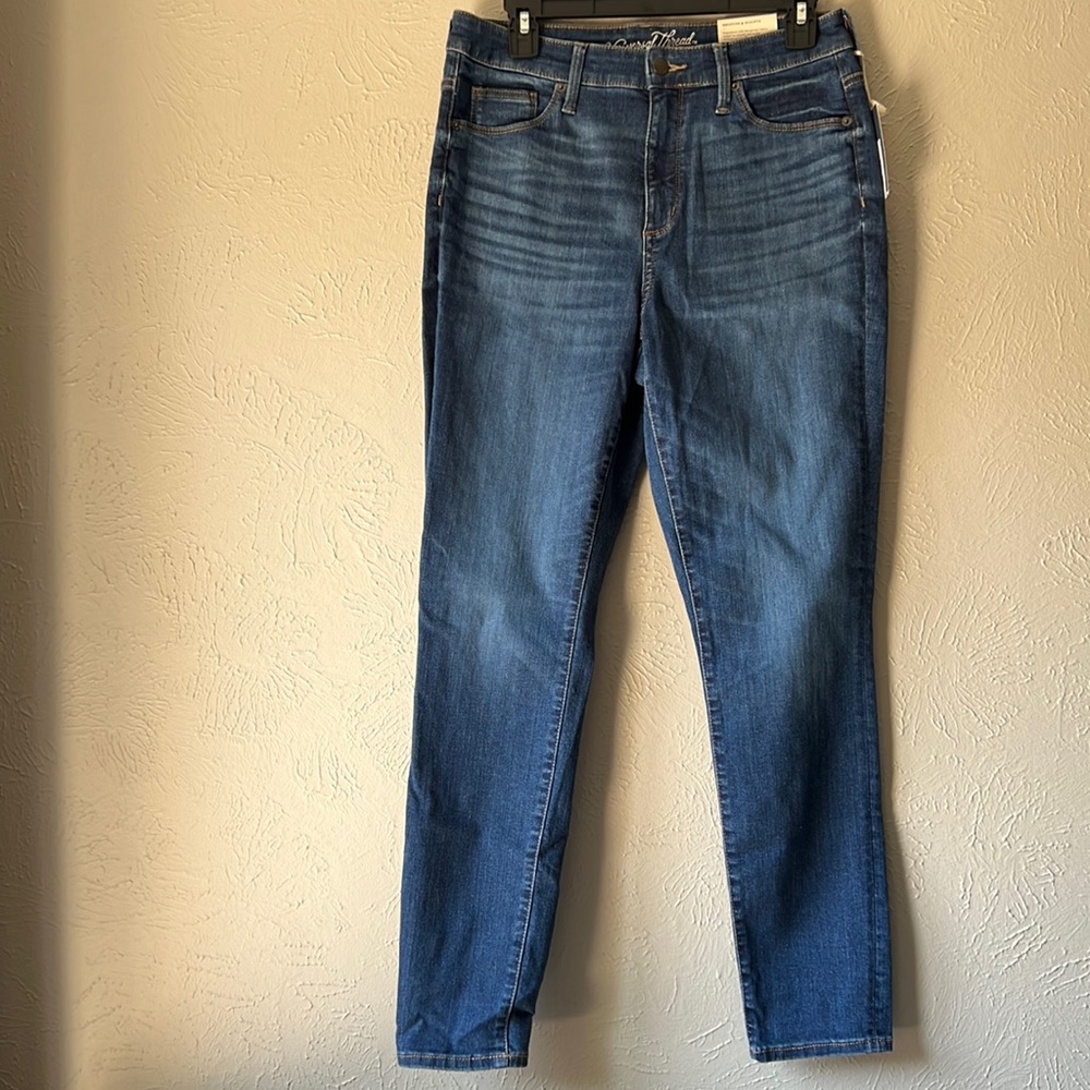 Universal Thread Highest Rise Skinny Jeans (Dark Denim Wash)